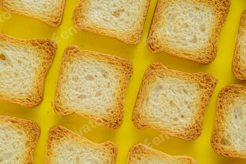 Preview: Toasts On The Yellow Background