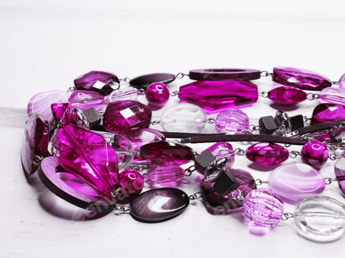 Preview: Jewelry Beads With Bright Colorful Crystals Luxury Fashion Accessory Background