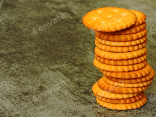 Preview: Cracker In A Column. Copy Space.