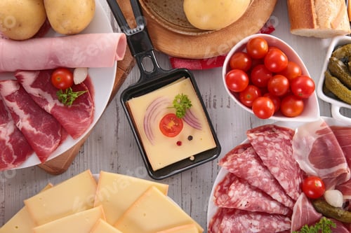 Preview: Cheese Raclette With Ham And Potato