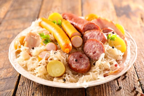 Preview: Sauerkraut, Cabbage, Meat And Potato