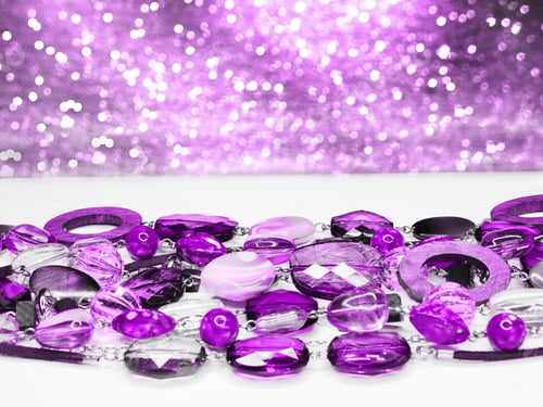 Preview: Jewelry Beads With Bright Colorful Crystals Luxury Fashion Accessory Background