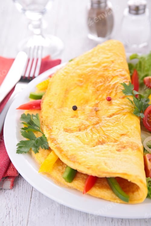 Preview: Omelette And Vegetables