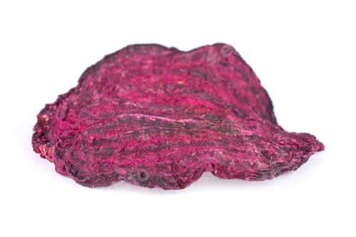 Preview: One Slice Of Dried Red Beetroot Isolated On White Background