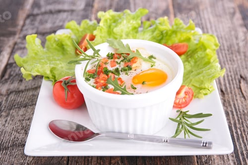 Preview: Baked Egg And Salad
