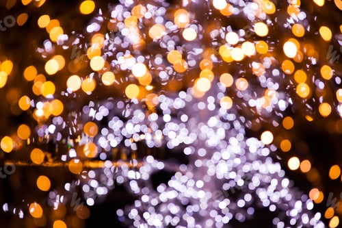 Preview: Abstract Background Color Bokeh Circles For Christmas Background