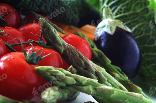 Preview: Close Up Of Washed Vegetables