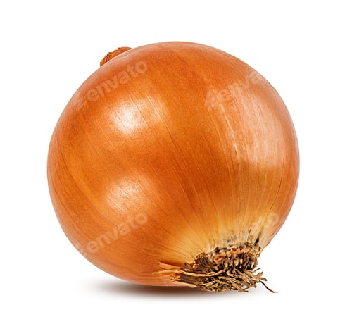 Preview: Onions Isolated On White Background
