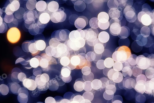 Preview: Abstract Background Color Bokeh Circles For Christmas Background