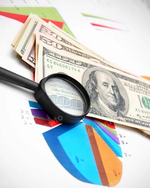 Preview: Magnifier And Money On Graphs.