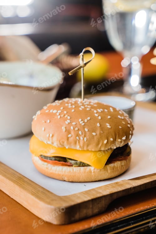 Preview: Burger With French Fries