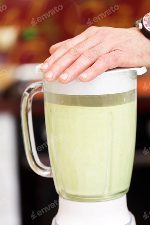 Preview: Professional Chef Hands With Blender