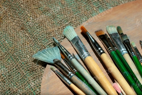 Preview: Brush Easel Background