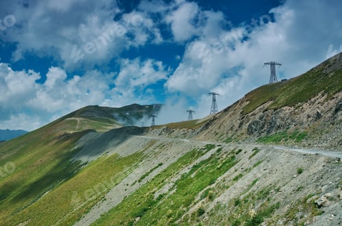 Preview: Kaldama Pass, 3062 M , Mountain Road District Of Jalal-Abad Region In Western Kyrgyzstan.