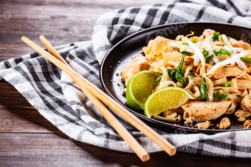Preview: Pad Thai - Grilled Meat And Noodles
