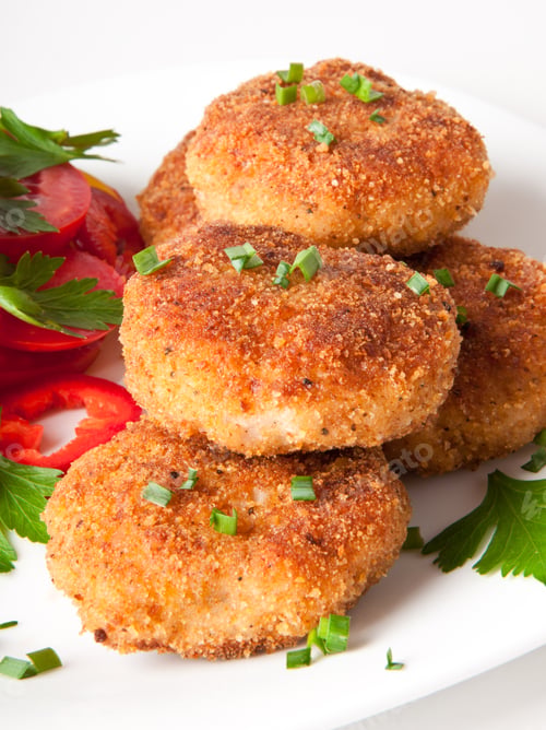 Preview: Chicken Cutlets With Vegetables And Herbs