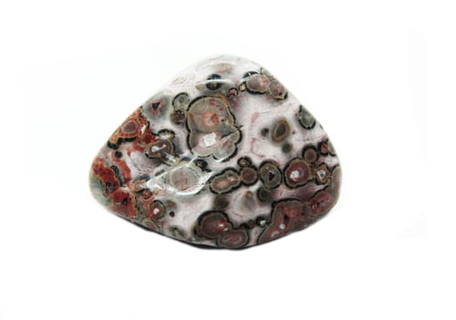 Preview: Leopard Jasper Chalcedony Quartz Semigem Geological Mineral Isolated