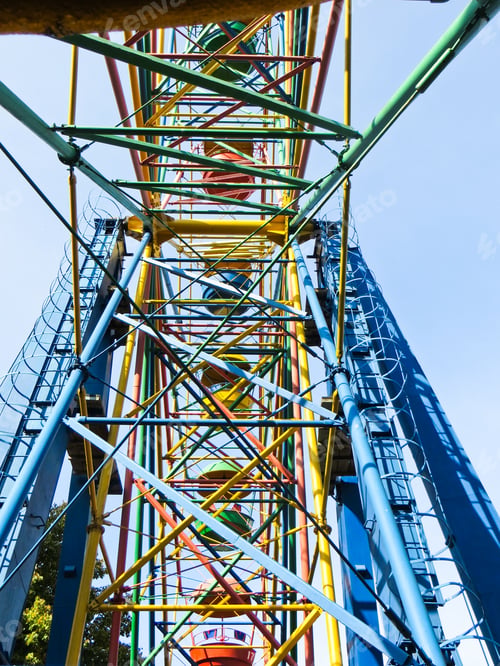 Preview: Details Of The Ferris Wheel In The City Park