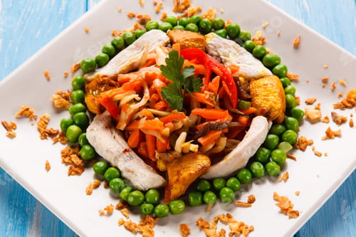 Preview: Chinese Food - Chicken With Vegetables
