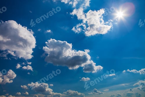 Preview: Clouds and Blue Sky on a Sunny Day