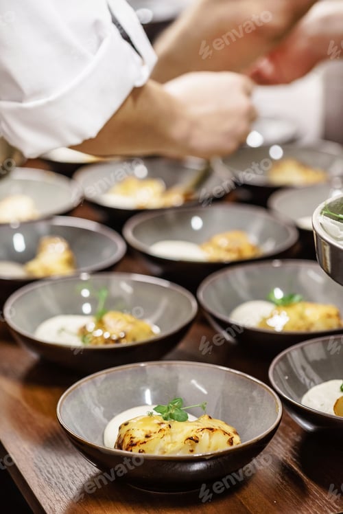 Preview: Catering Food In The Restaurant