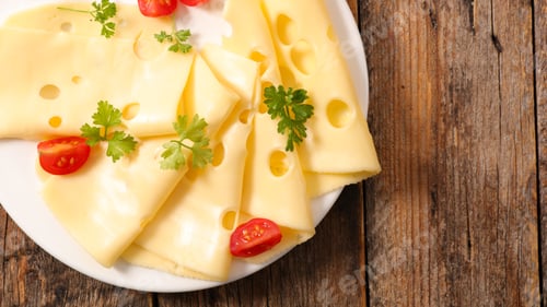 Preview: Cheese Slices On Wood