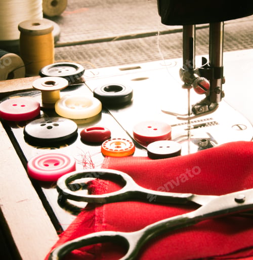 Preview: Sewing. The Sewing Machine And Tools.
