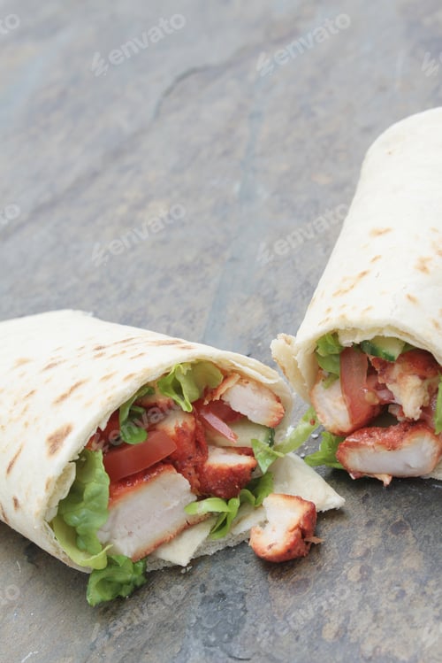 Preview: Indian Chicken Tikka Wrap