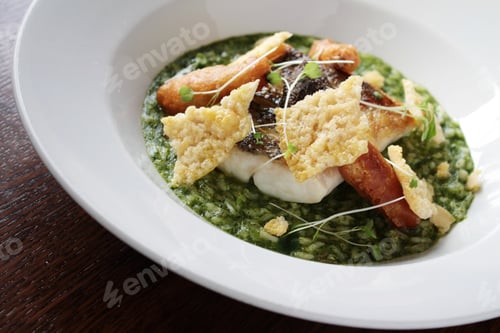 Preview: Cod Fillet With Risotto