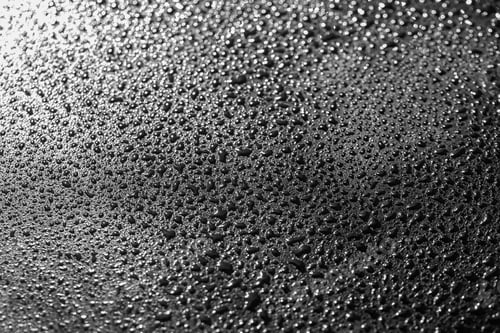 Preview: Drops Of Water Macro On A Black Background