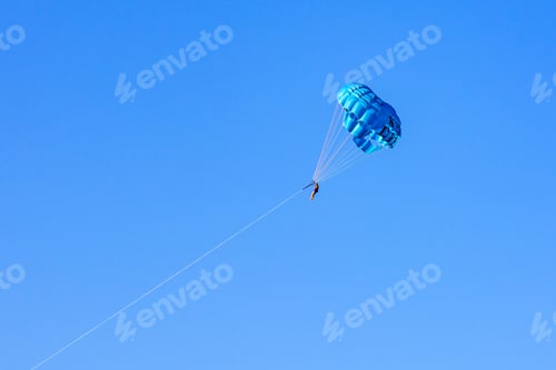 Preview: Parasailing At Mediterranean Sea In Turkey. Active And Extreme Recreation