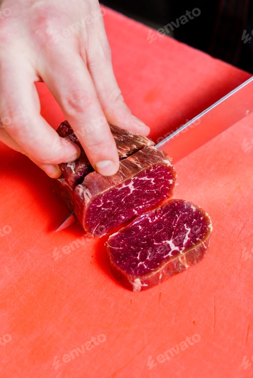 Preview: Chef Cutting Meat
