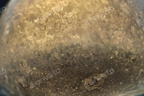 Preview: Soap Bubbles Freeze In The Cold. Winter Soapy Water Freezes In Air.