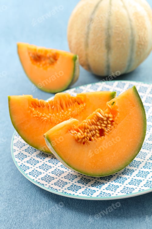 Preview: Melon Slice On Plate
