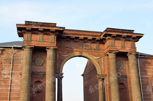 Preview: Arch Of New Holland At Spring Evening In St.Petersburg, Russia.