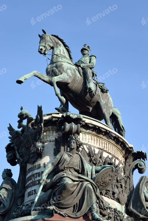 Preview: The Monument To Nicholas I In St.Petersburg, Russia.