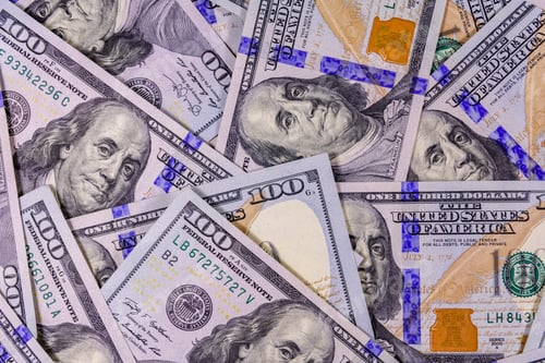 Preview: Hundred Dollar Bills Background Close Up Money Concept