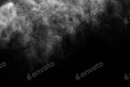 Preview: A Stream Of Water And A Cloud Of Drops From The Atomizer