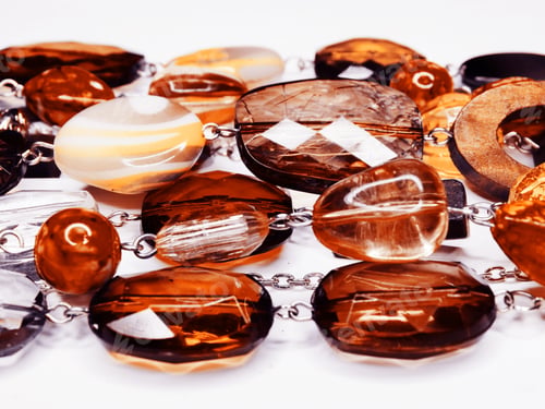 Preview: Jewelry Beads With Bright Colorful Crystals Luxury Fashion Accessory Background