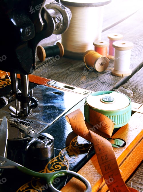 Preview: Sewing. The Sewing Machine And Accessories.