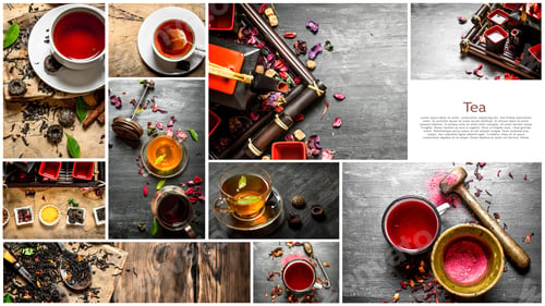 Preview: Food Collage Of Tea