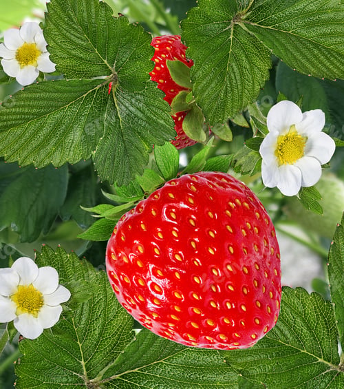 Preview: Strawberry Outdoors In The Garden