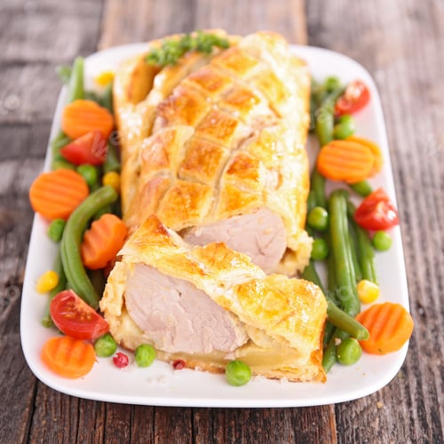 Preview: Meat Pie And Vegetables