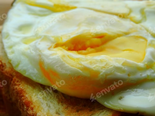 Preview: Omelette On Toast. Macro.