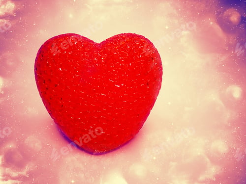 Preview: Abstract Red Background Love Valentine'S Day With Heart