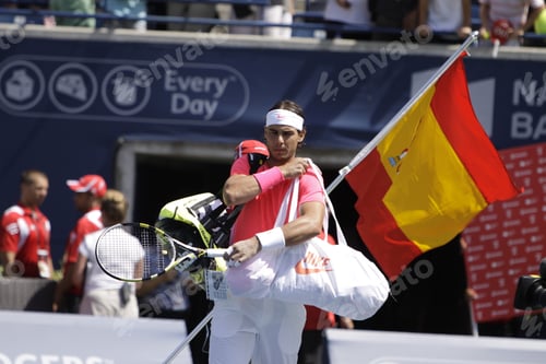 Preview: Toronto- August 13: Rafael Nadal Plays Against Philipp Kohlschreiber In The Rogers Cup 2010 On