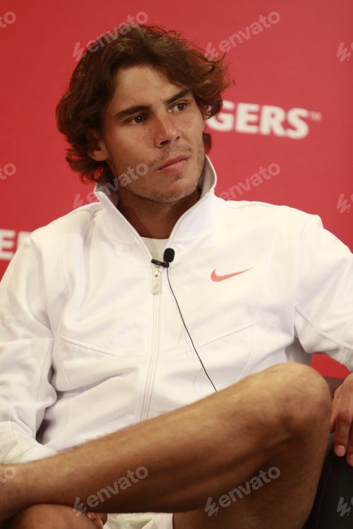 Preview: Toronto- August 13: Rafael Nadal Gives An Interview In Press Conference After He Won A Tournament