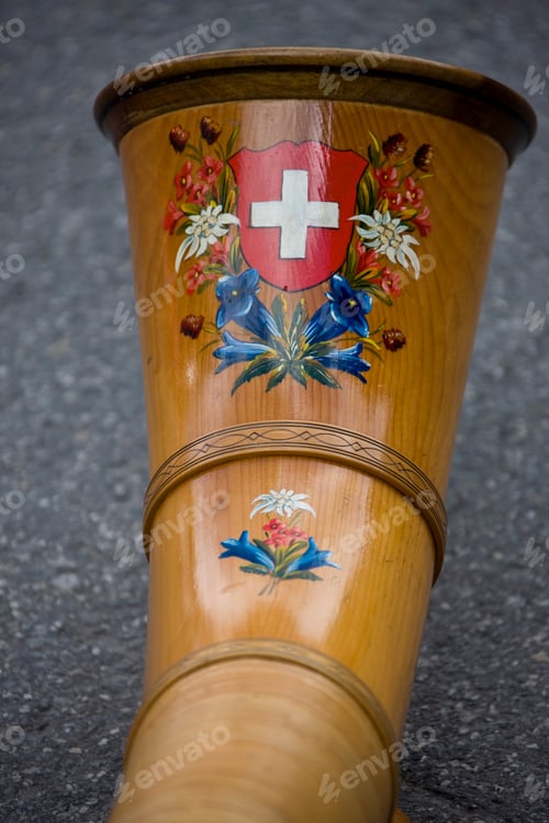 Preview: Alphorn, Zermatt, Valais, Switzerland, Europe
