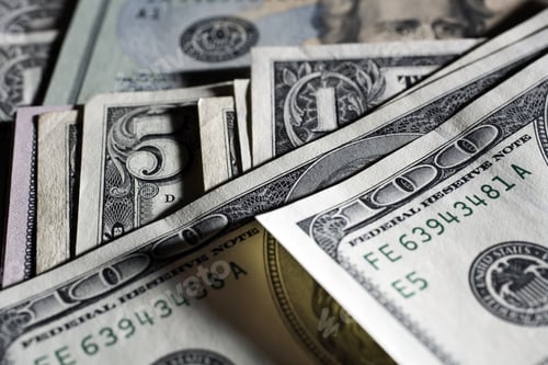 Preview: Close Up Of Assorted Us Paper Currency