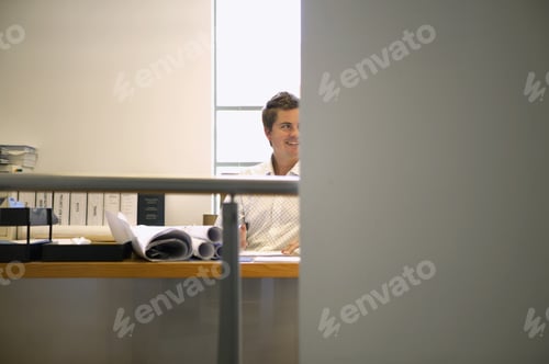 Preview: Partial View Of Businessman In Office